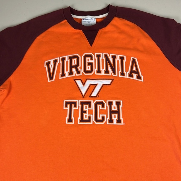 Vintage Virginia Tech Hokies Champion Sweatshirt LIKE NEW! - Picture 11 of 11